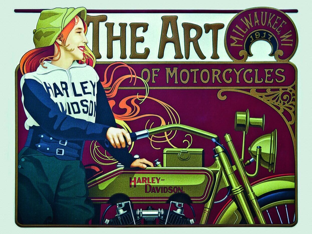 Harley-Davidson museum poster
