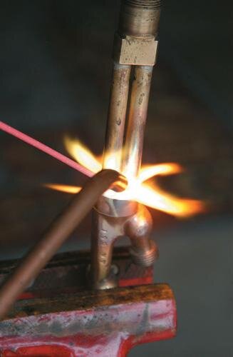Brazing welding torch