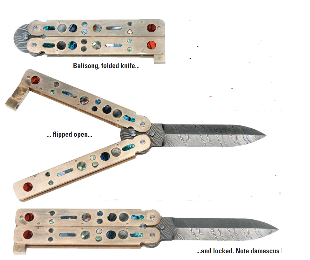 Balisong/Butterfly Knife Anatomy