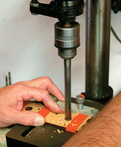 Drill end-mounting plates simultaneously