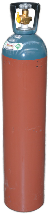 Brown for helium bottle