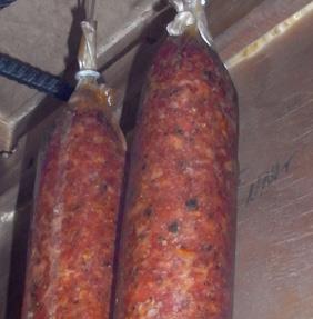 Salami all ready to go