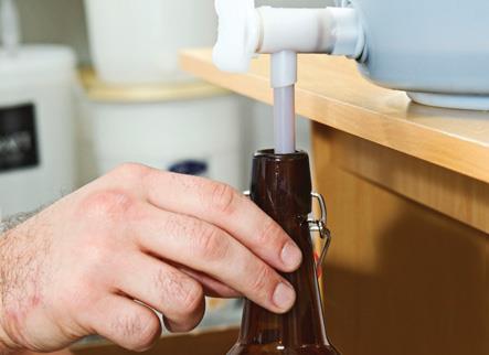 Bottling with a beer wand