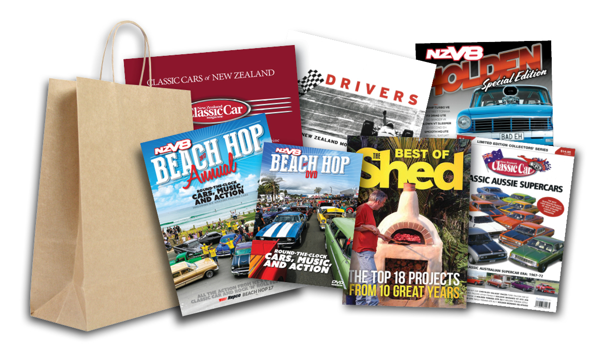 Our first prize pack is this collection of car books and special editions, plus a Best Of The Shed