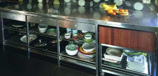 Bill’s stainless steel cabinet ahead of its time