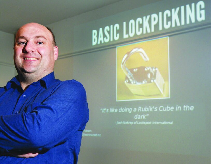 Lock picker extraordinaire Derek Robson, aka D. Roc, outlines the basics of lock picking