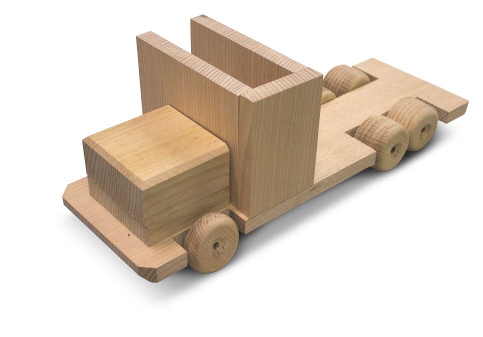 Make A Simple Toy Truck The Shed, Wooden Truck Toys Nz