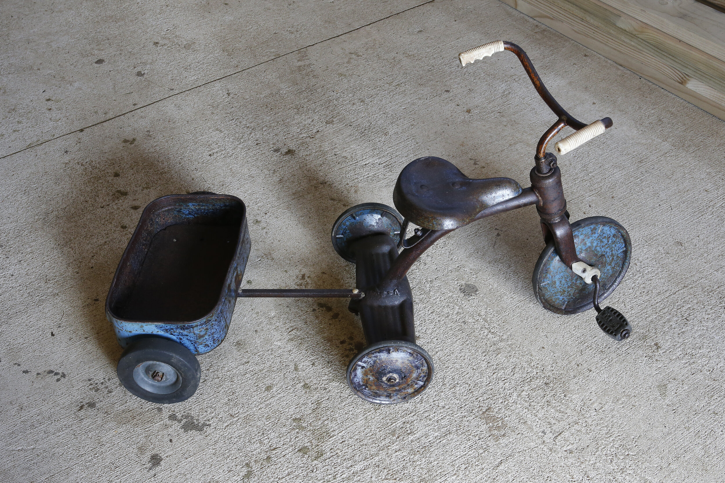 A trike and trailer from Gary’s collection