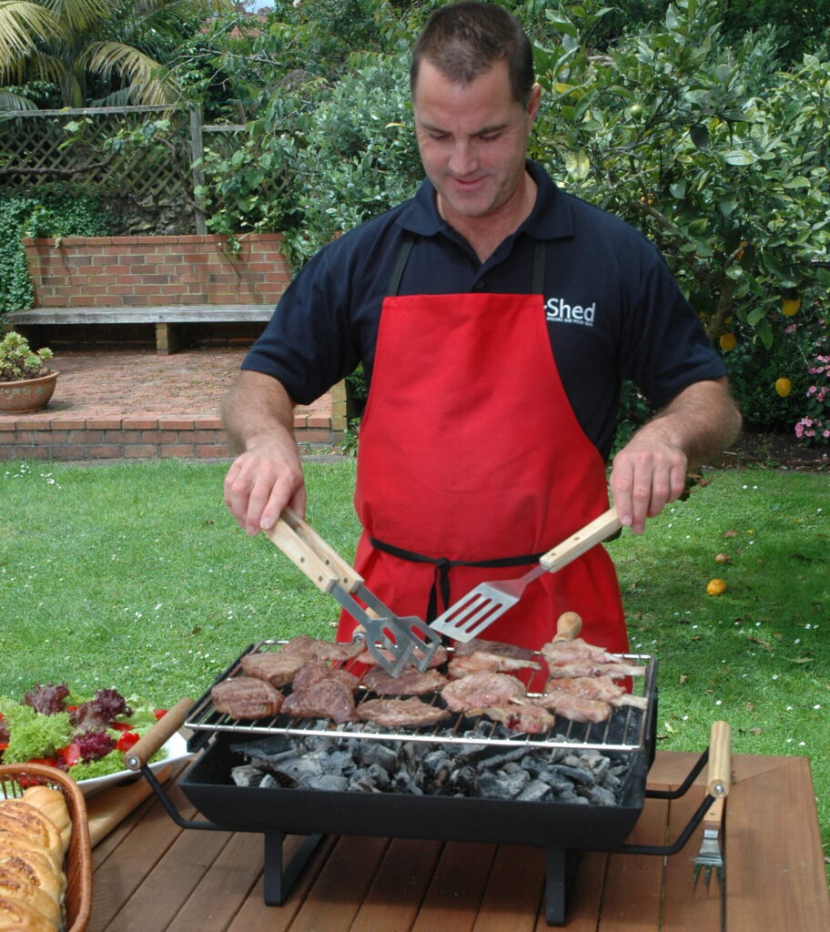 Build a portable barbeque The Shed